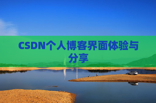 CSDN个人博客界面体验与分享